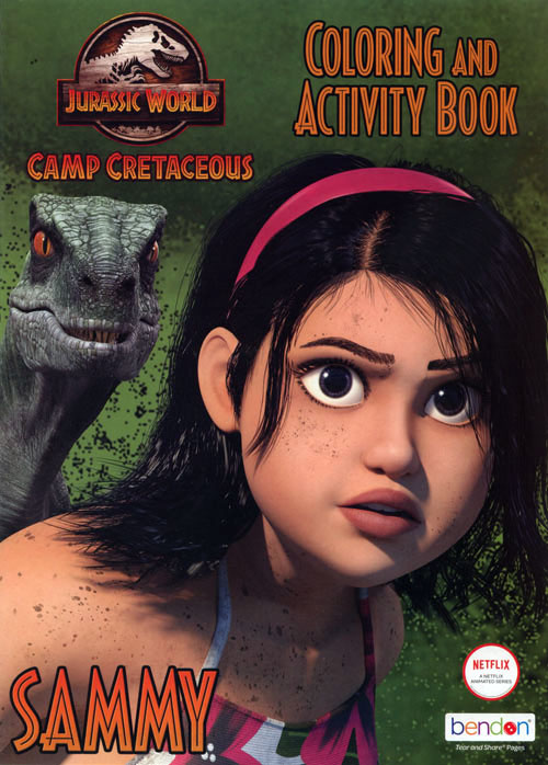 Jurassic world camp cretaceous sammy coloring books at retro reprints