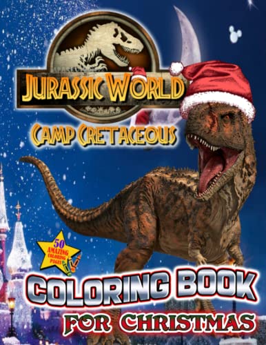Jurassic world camp cretaceous coloring book for christmas great gifts