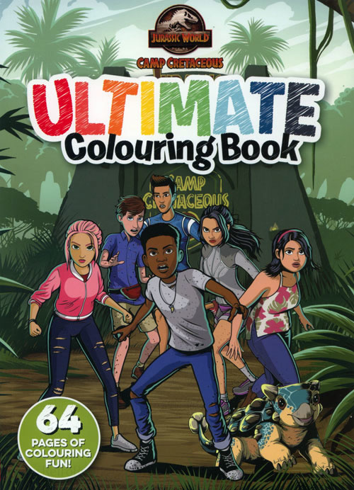 Jurassic world camp cretaceous colouring book coloring books at retro reprints