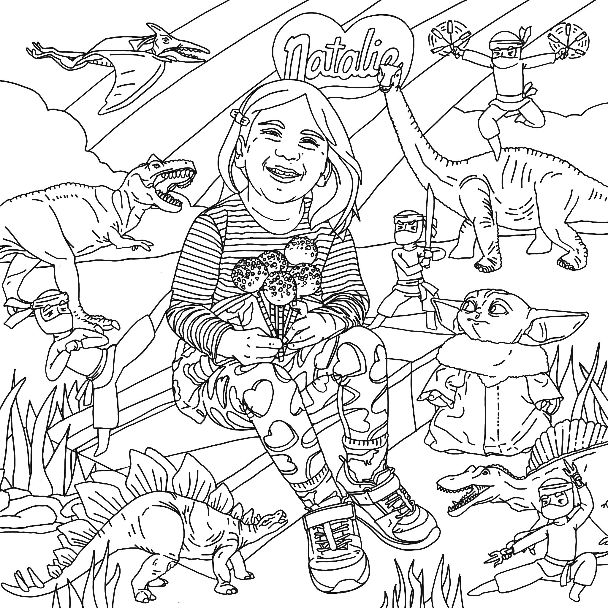 Bee a coloring book â meggs designs