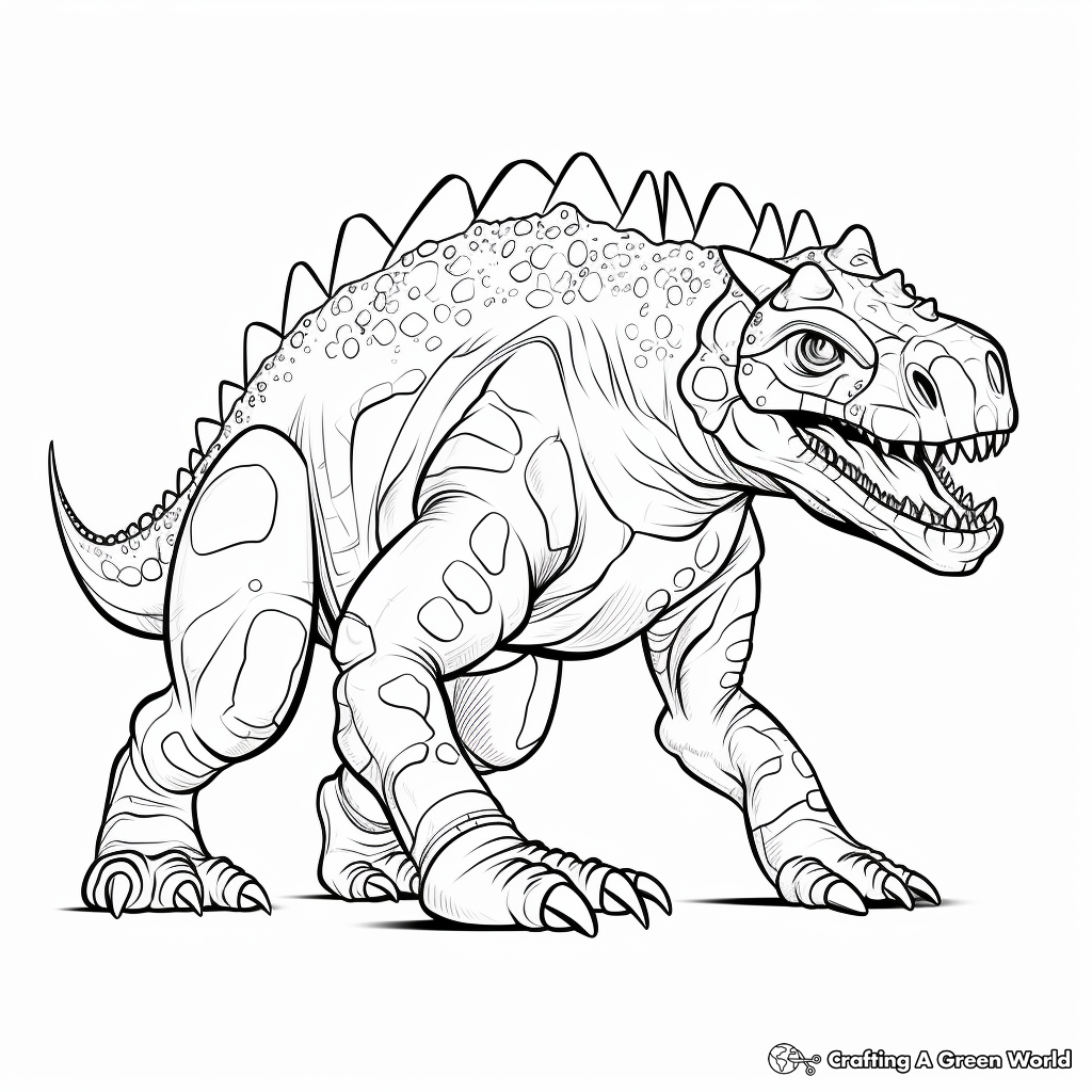 Carnotaurus coloring pages