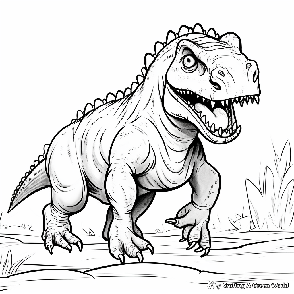 Carnivore dinosaur coloring pages