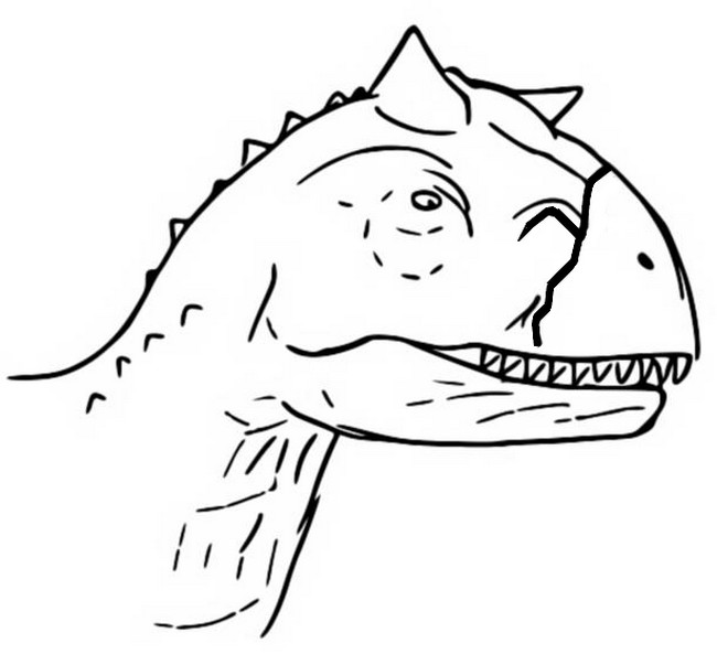 Coloring page jurassic world