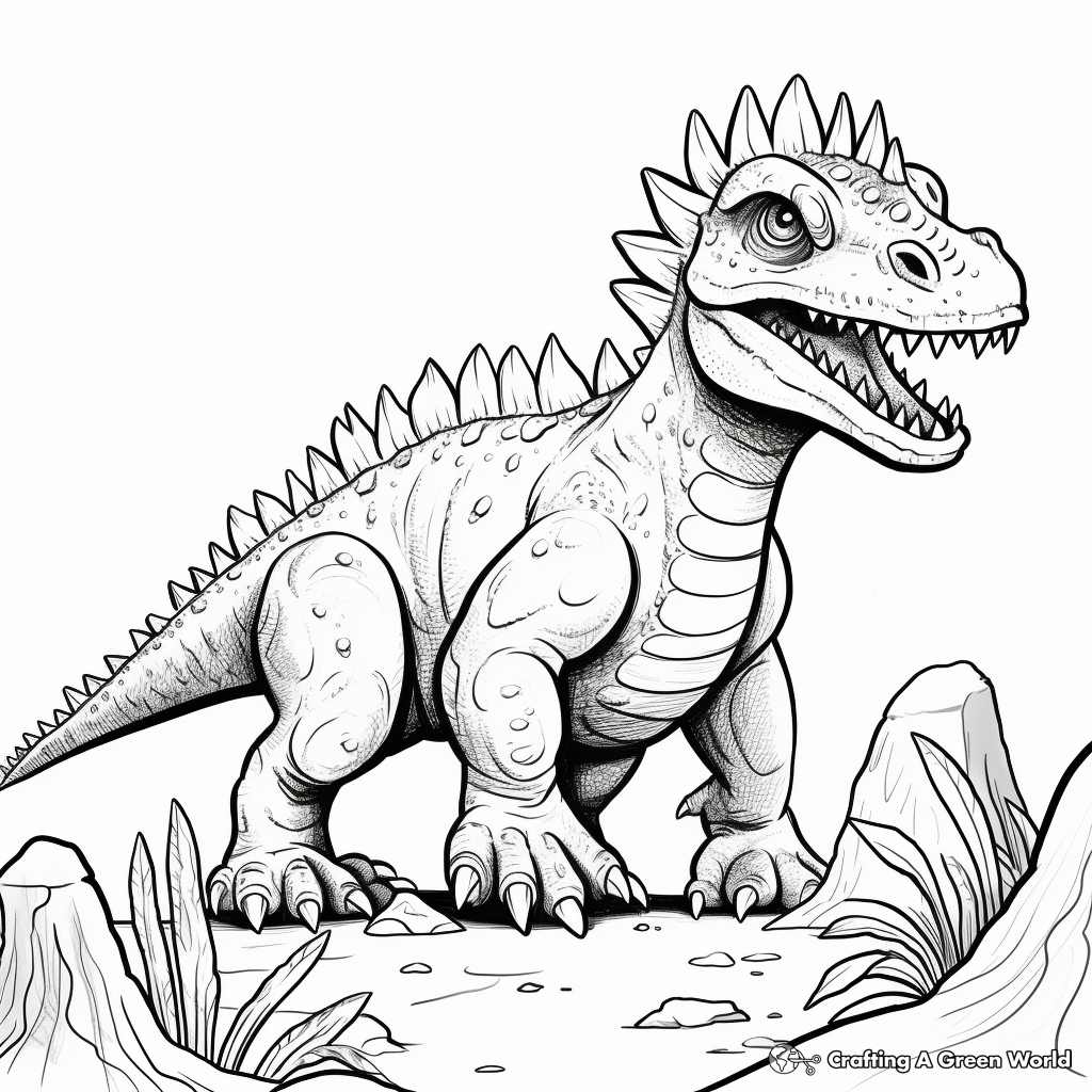 Carnivore dinosaur coloring pages