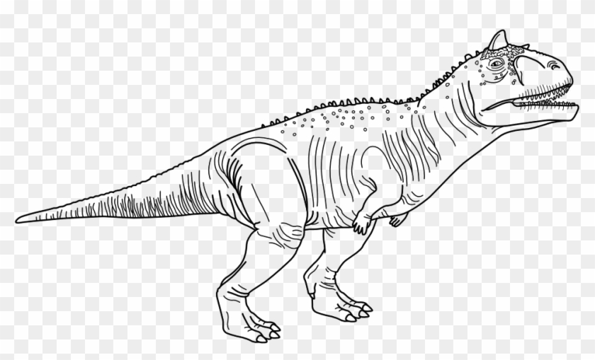 Carnotaurus dinosaur coloring pages luxury jurassic