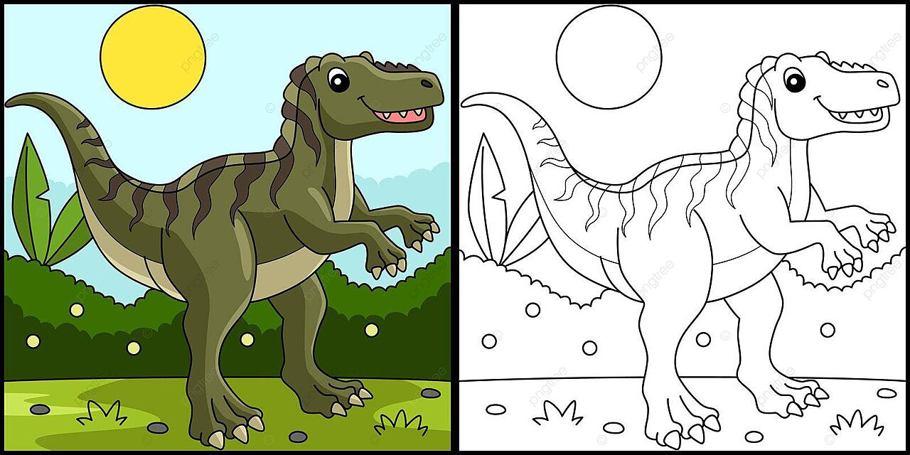 Fukuiraptor dinosaur coloring page illustration drawing colouring page page vector dinosaur drawing wing drawing rat drawing png and vector with transparent background for free download