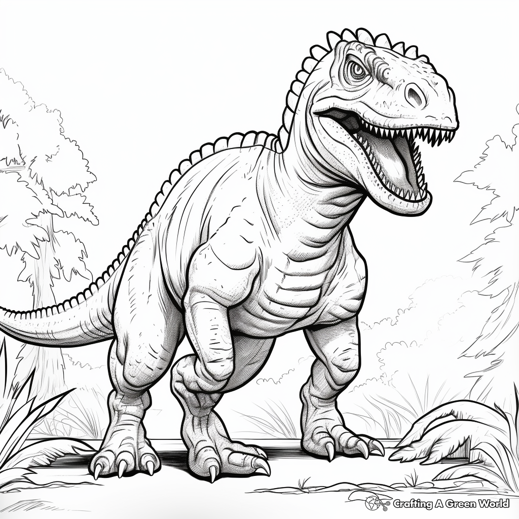 Carnivore dinosaur coloring pages