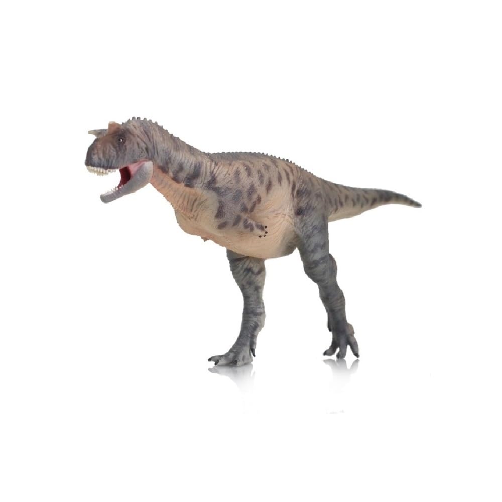 Xinpanyian haolonggood carnotaurus dinosaur ancient prehistroy animal model dinosaurio figure carnotaurus color grey version toys games