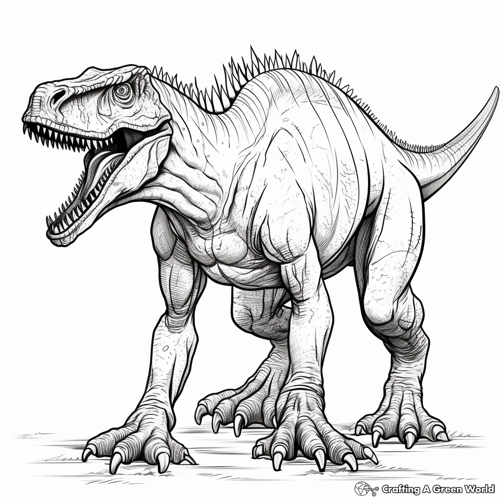 Carnivore dinosaur coloring pages