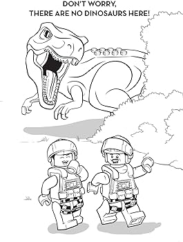 Lego jurassic world lets paint dinosaurs coloring activity with paint ameet publishing books