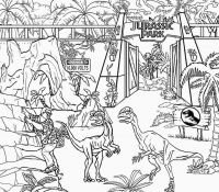 Jurassic world coloring pages printable for free download