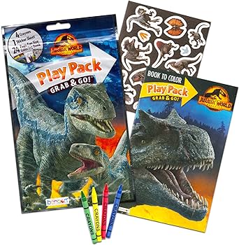 Buy jurassic world colorg book set with stickers and posters books onle at low prices dia