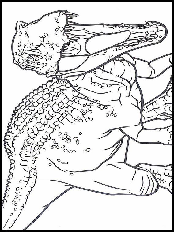 Jurassic world coloring book libro de dinosaurios para colorear pãginas para colorear dinosaurios para dibujar