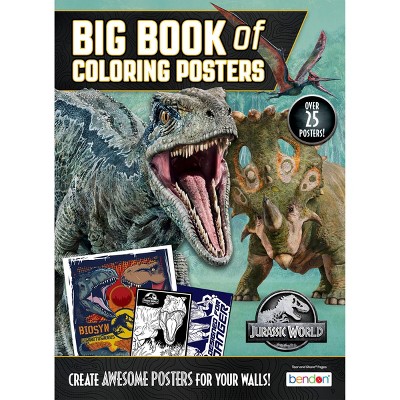 Jurassic world big book of coloring posters book