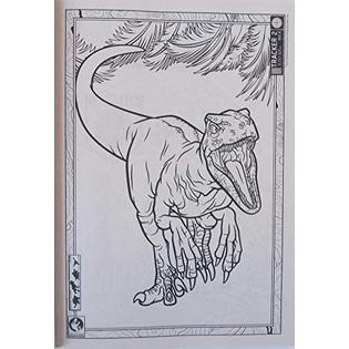 Bendon jurassic world fallen kingdom jumbo coloring and activity book