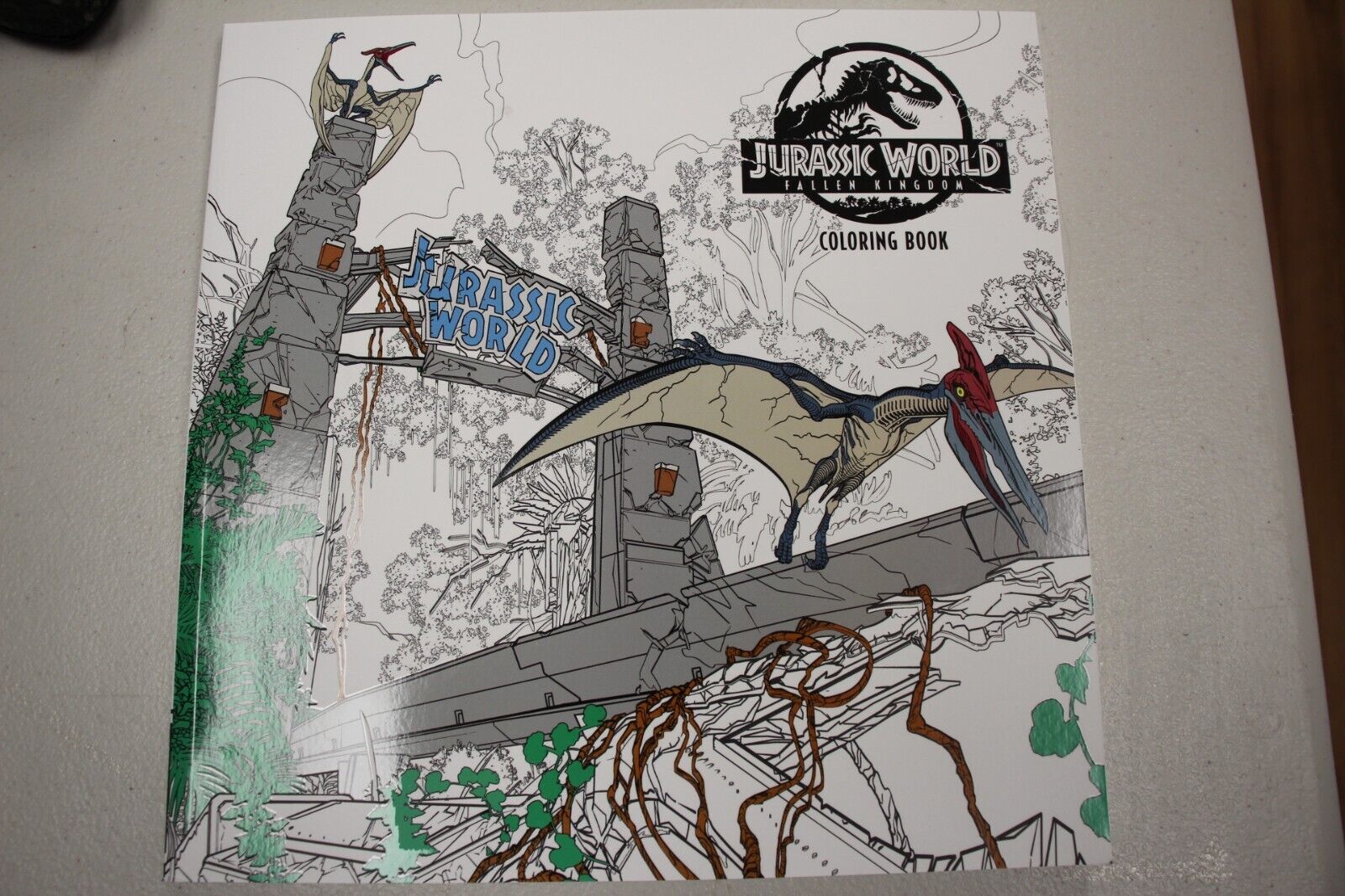 Jurassic world fallen kingdom adult coloring book brand new