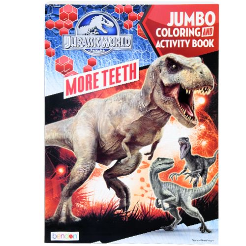 Jurassic world dinosaurs pages coloring book