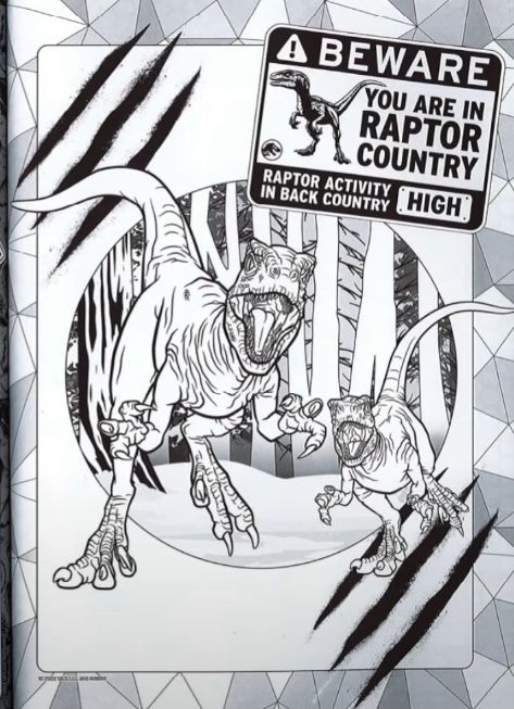 Jurassic world dominion pages jurassic world jurassic world coloring pages