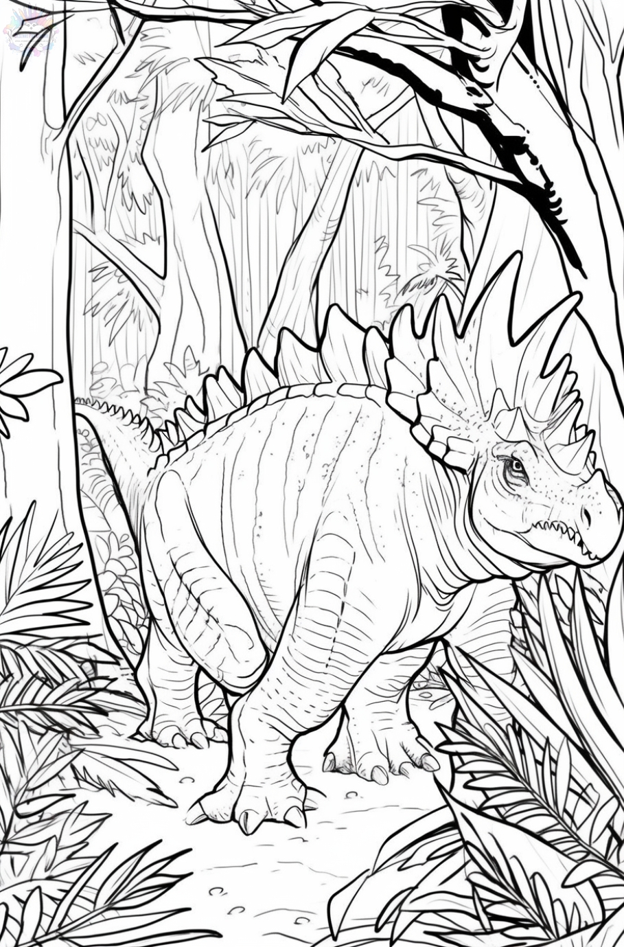 Dinosaur coloring pages