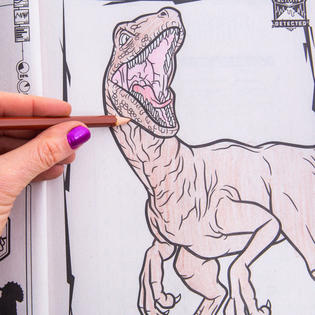 Bendon jurassic world fallen kingdom jumbo coloring and activity book