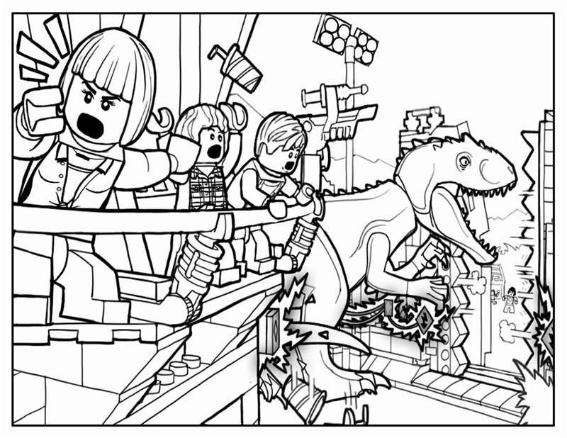 Jurassic world coloring pages