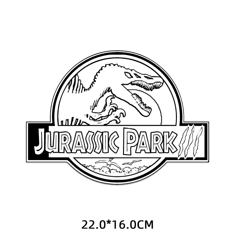 Dinosaur jurassic park iron