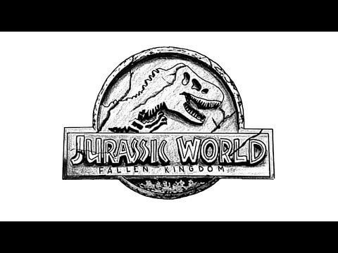 How to draw the jurassic world fallen kingdom logo rjurassicpark