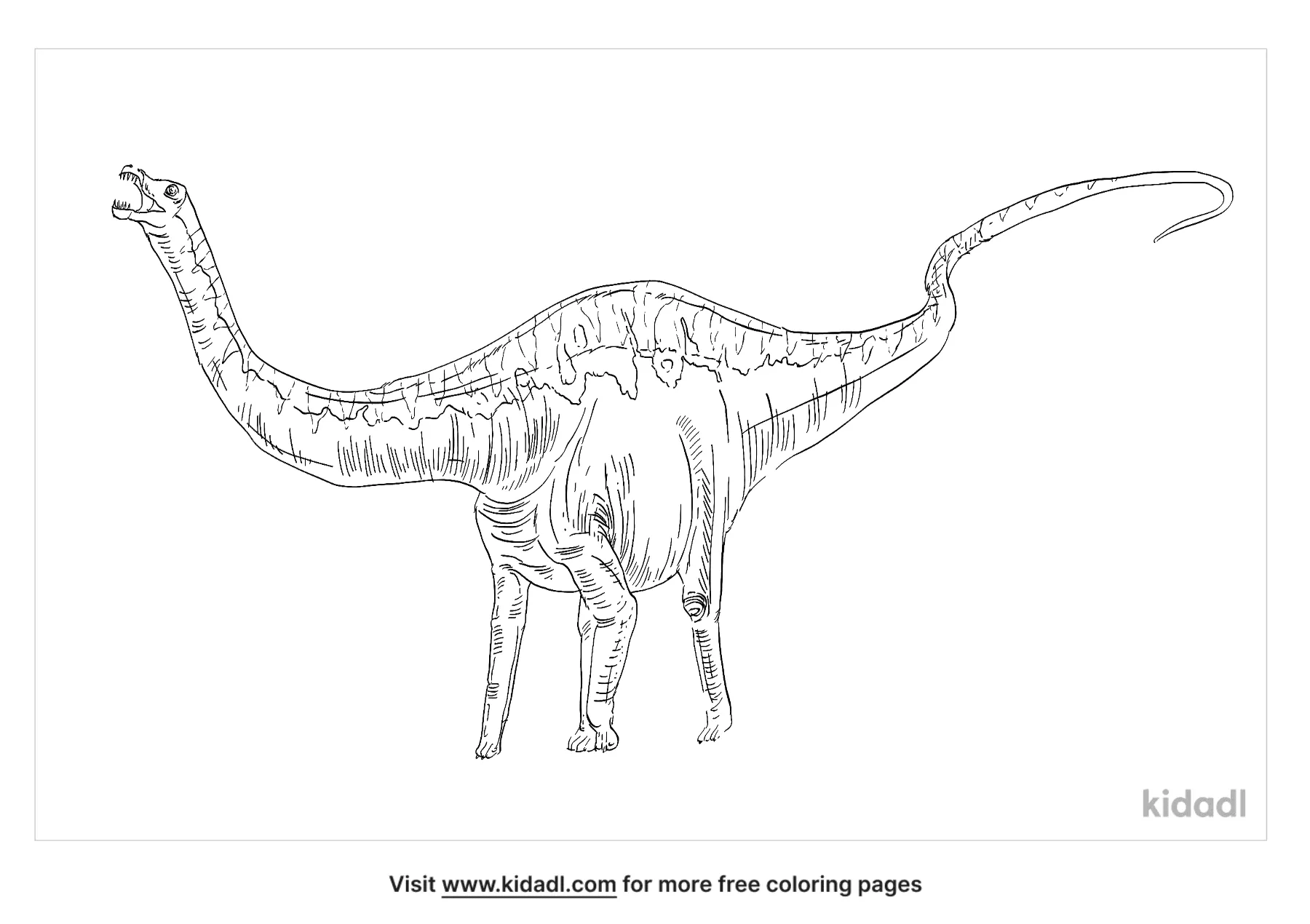 Free mamenchisaurus coloring page coloring page printables