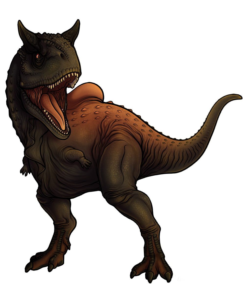 Carnotaurus coloring page