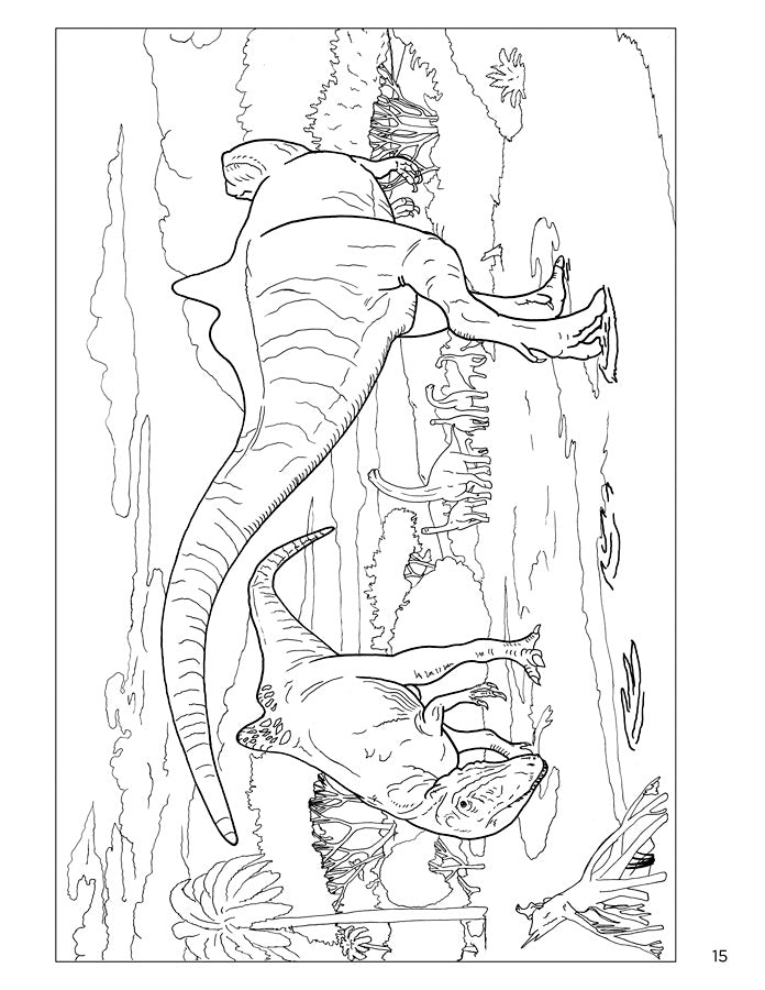 Dinosaurs coloring book â bird in hand