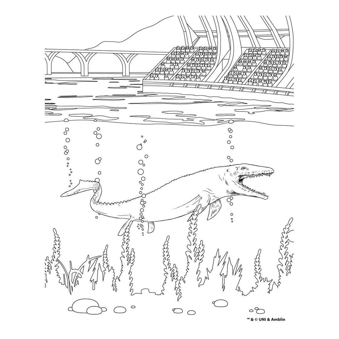 Coloring book jurassic world t