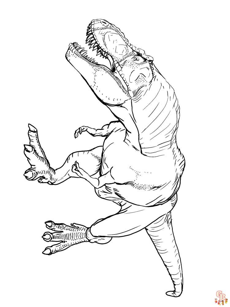 Free printable jurassic world coloring pages