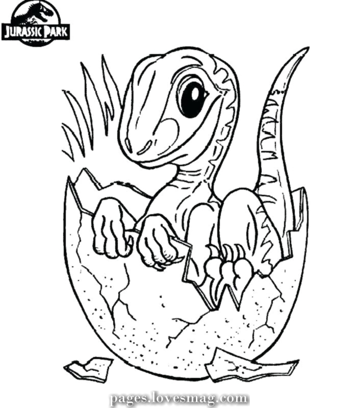 Jurassic world coloring pages