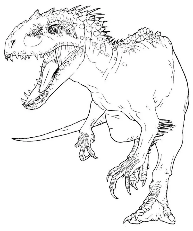 Jurassic world malvorlagen