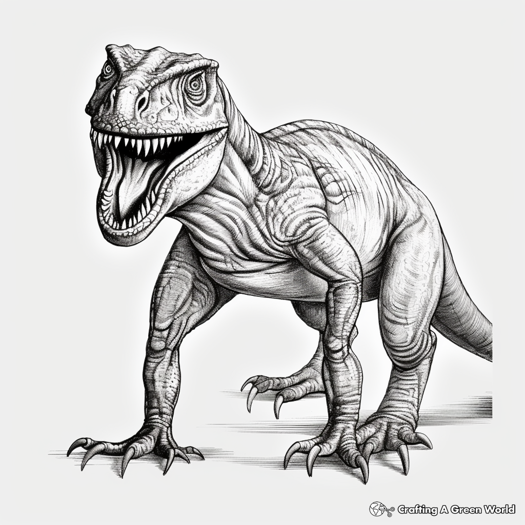 Carnivore dinosaur coloring pages