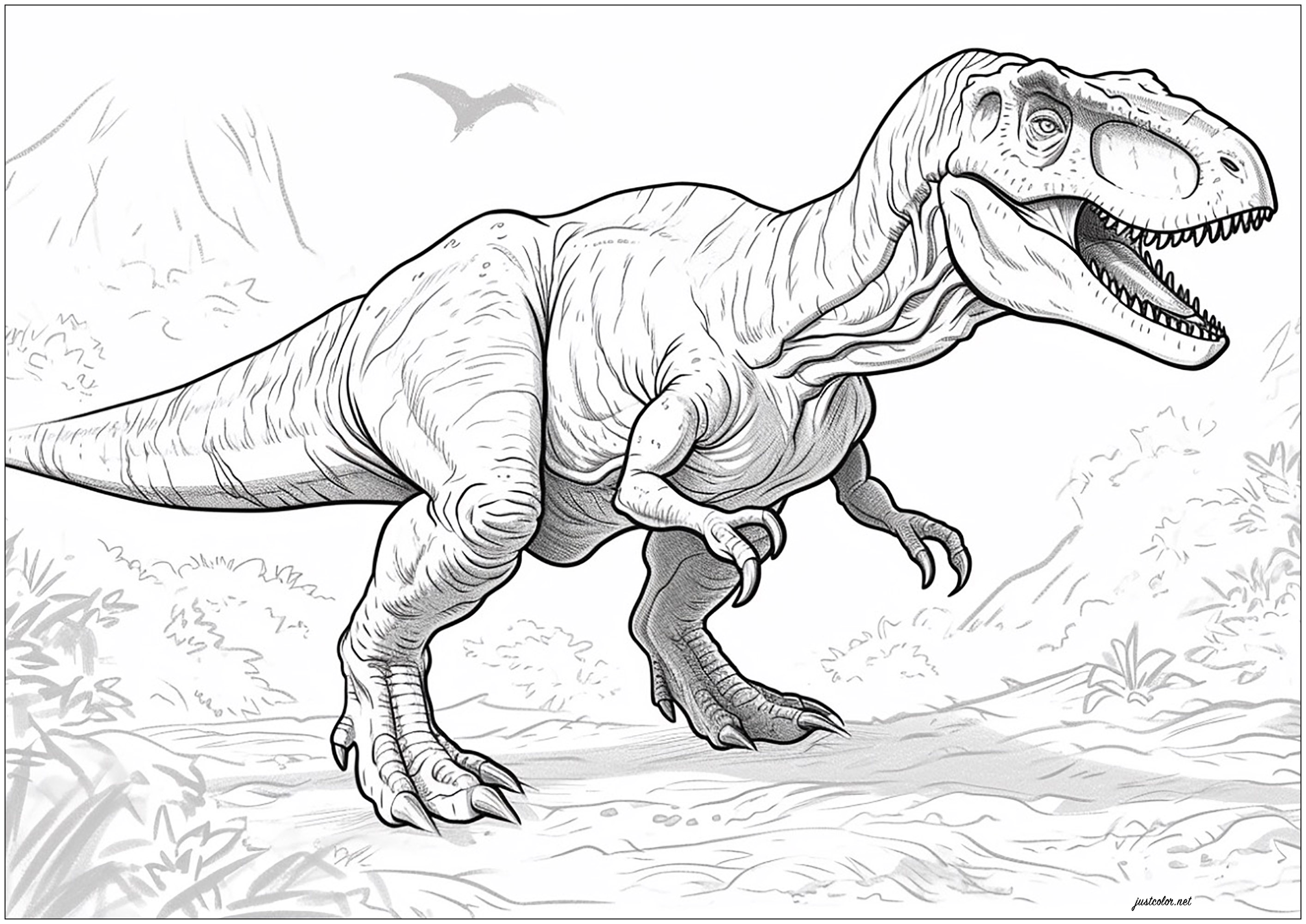 Grand tyrannosaure