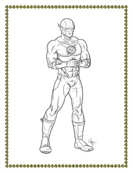 Justice league coloring pages by zainab arshad tpt