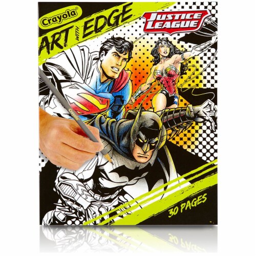 Crayola art with edge justice league coloring book ct