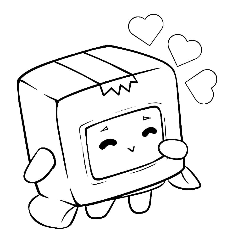 Lankybox coloring pages