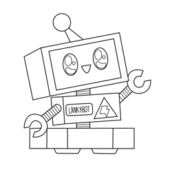 Lankybox coloring pages for kids printable free download