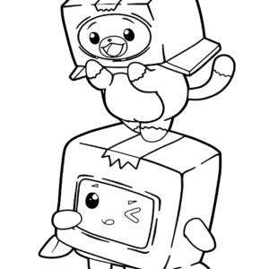 Lankybox coloring pages printable for free download