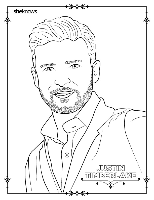 Adult coloring book pages of hollywoods hottest men and theyre printable â