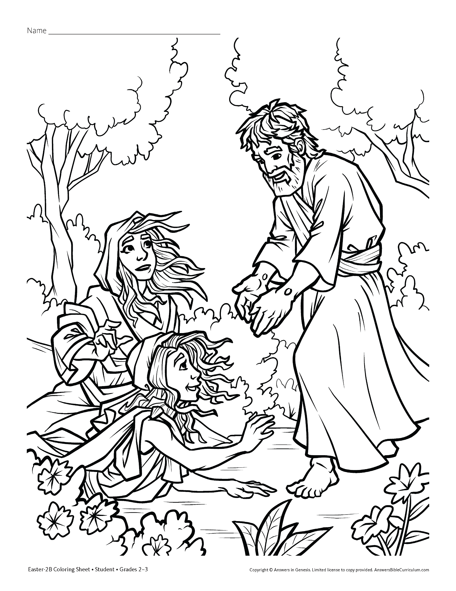 Coloring kids answers