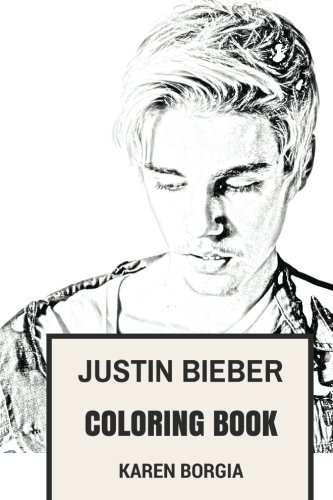 Buy justin bieber coloring book youtube prodigy and bestselling artist of all time beautiful clairvoyant and pop rock edm vocalist inspired adult coloring book justin bieber books paperback â september