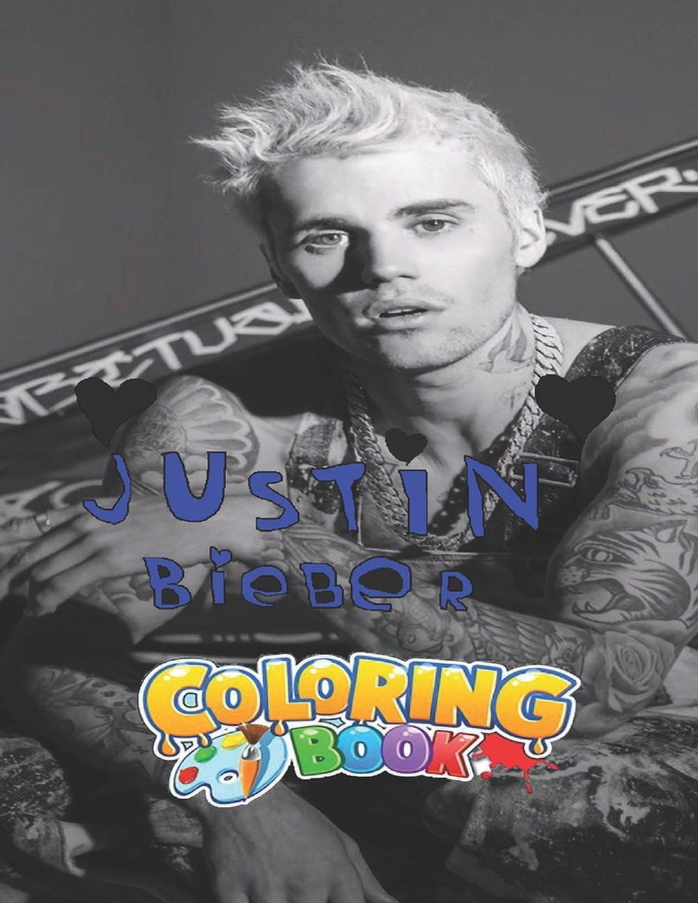 Justin bieber coloring book colouring picture activity puzzle book for one and only fans