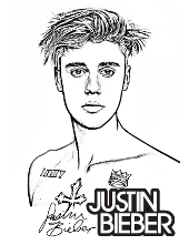 Singers coloring pages pop stars