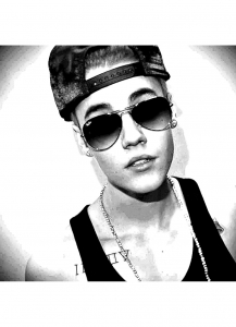 Justin bieber coloring pages for kids to print
