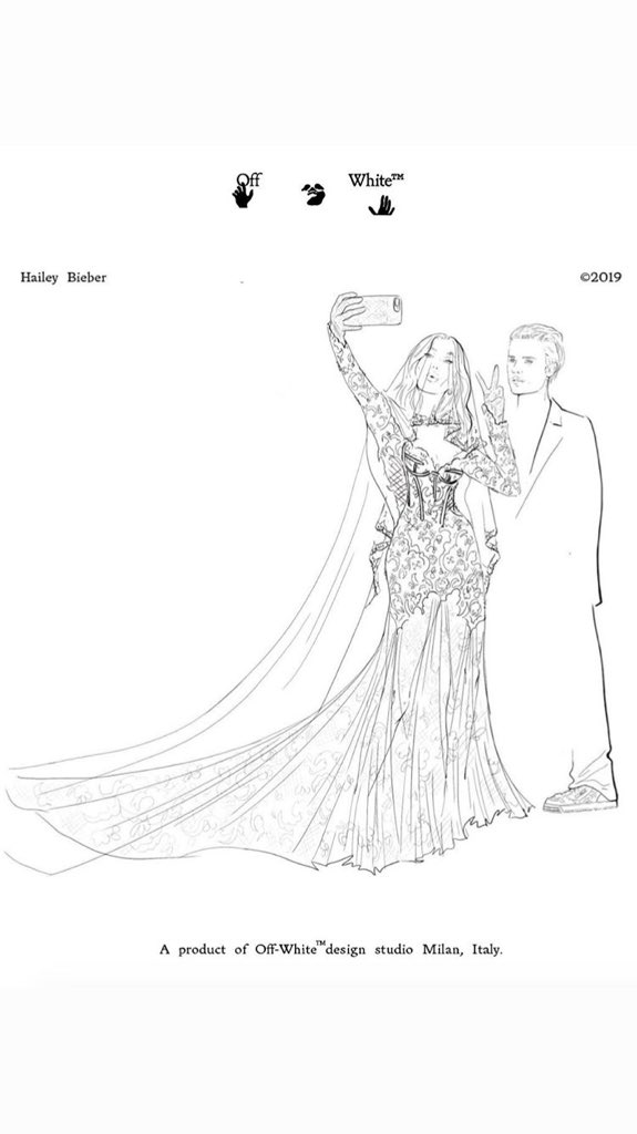 Hailey bieber outfits on x sketch of hailey and justin by off