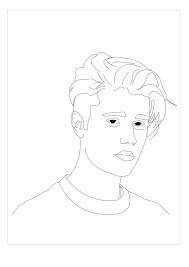 Justin bieber coloring pages