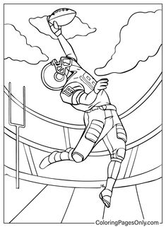 Justin jefferson coloring pages